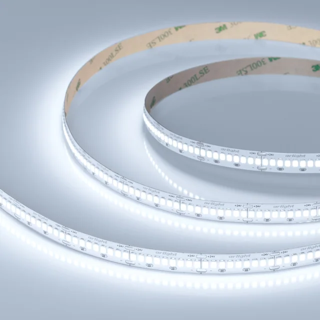 Лента ULTRA-A288-10mm 24V White6000 (17 W/m, IP20, 5m) (Arlight, высок.эфф.200 лм/Вт), артикул 054928