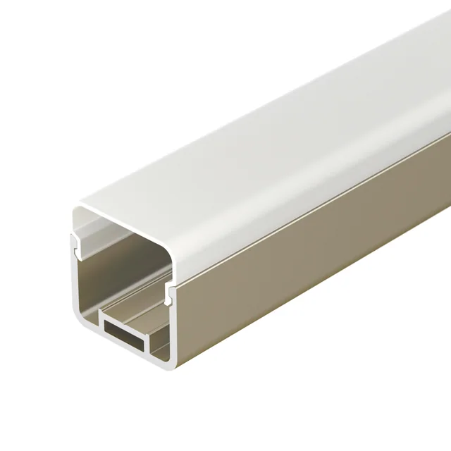 Профиль с экраном LINE-D-3030-2000 SQUARE OLIVE GREY+OPAL (Arlight, Алюминий), артикул 055097