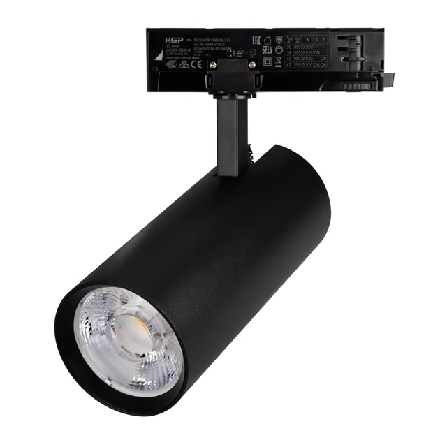 Светильник LGD-GERA-4TR-R90-40W Warm3000 (BK, 15 deg, 230V) (Arlight, IP20 Металл, 5 лет), артикул 055161