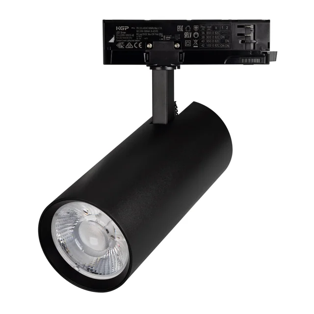 Светильник LGD-GERA-4TR-R90-40W Warm3000 (BK, 36 deg, 230V) (Arlight, IP20 Металл, 5 лет), артикул 055164
