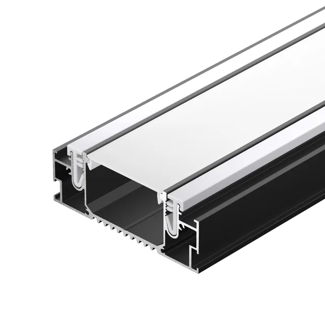 Профиль STRETCH-41-CEIL-CENTER-2000 BLACK (Arlight, Алюминий), артикул 055206