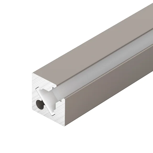 Профиль c экраном SL-KANT-H10-SQUARE-2000 CHAMPAGNE GOLD (Arlight, Алюминий+пластик), артикул 055320