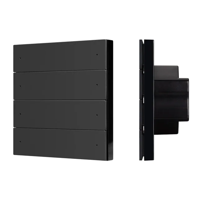 INTELLIGENT ARLIGHT Кнопочная панель SMART-ZB-801-22-1G-8SC-MULTI-IN Black (230V) (IARL, IP20 Пластик, 5 лет), артикул 055484