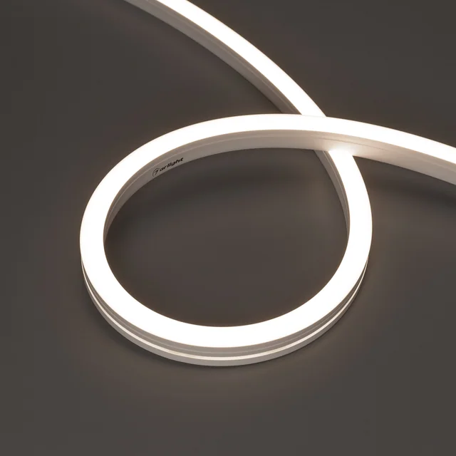 Лента герметичная MOONLIGHT-SIDE-A140-12x17mm 24V Day4000 (9.6 W/m, IP67, 0,5m, wire x1) (Arlight, Образец), артикул 055535
