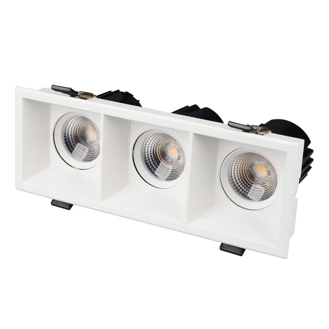 Светильник MS-FLOW-BUILT-S230x85-3x12W Warm3000 (WH, 38 deg, 230V) (Arlight, IP20 Металл, 5 лет), артикул 055922