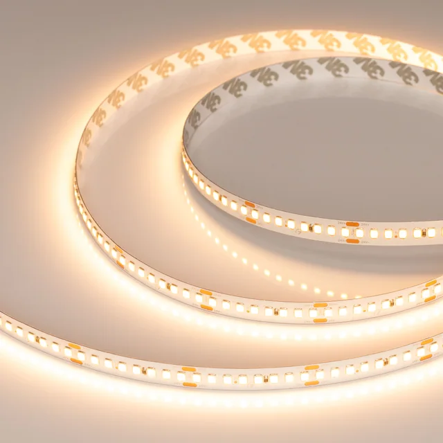 Лента RT-A192-10mm 24V Warm2400 (17.6 W/m, IP20, 2835, 5m) (Arlight, высок.эфф.150 лм/Вт), артикул 055994