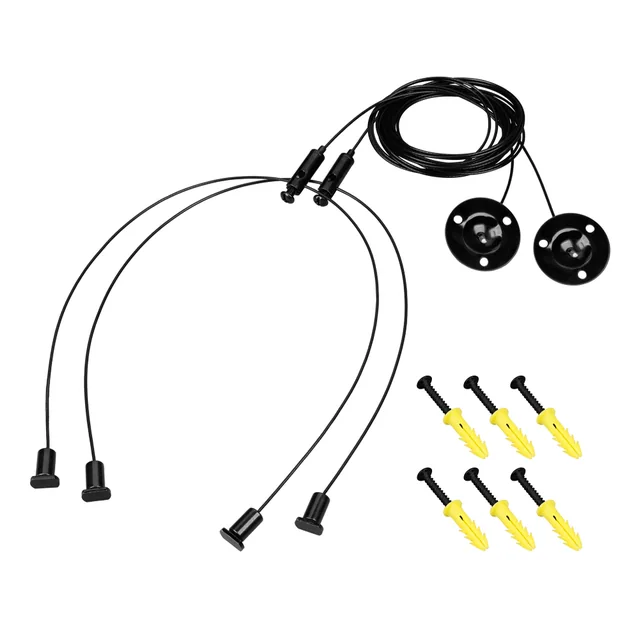 Подвес LINE-6070 2x2m Set BLACK (Pad 9x2mm) (Arlight, Металл), артикул 056257