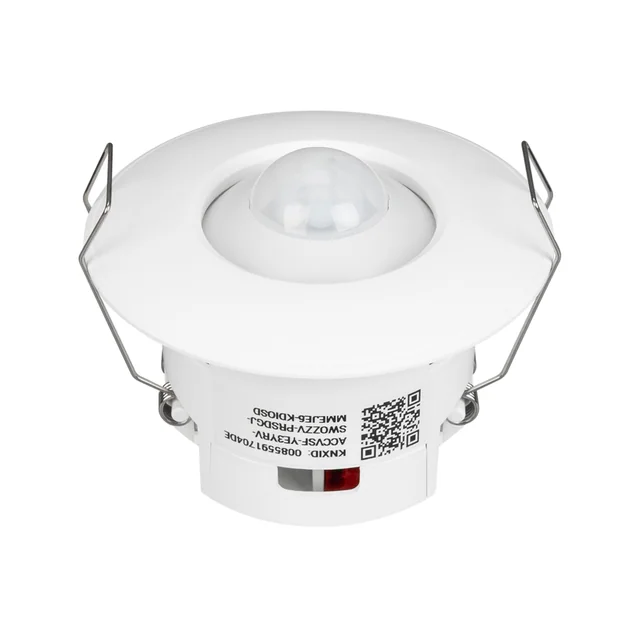 INTELLIGENT ARLIGHT Датчик движения KNX-SENS-301-15-72-IN White (BUS, KNX Secure, PIR) (IARL, IP20 Пластик, 3 года), артикул 056582