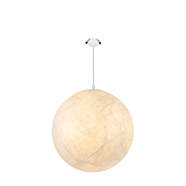Светильник SP-SILKA-HANG-R400-12W Warm2700 (WH, 330 deg, 230V) (Arlight, IP20 Натуральный шелк, 3 года), артикул 056880