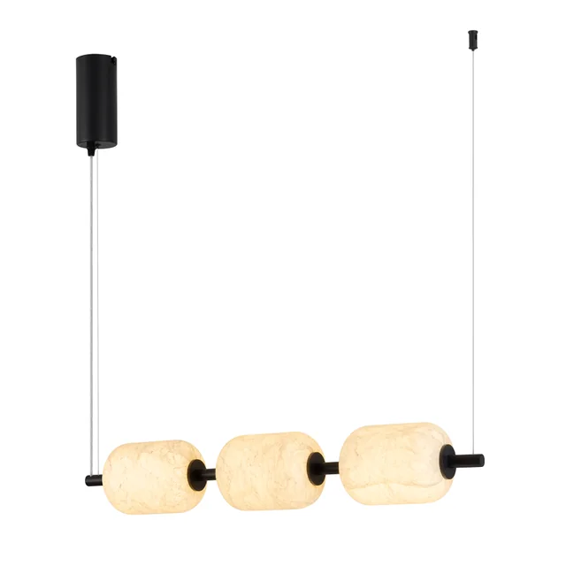 Светильник SP-CARAMELA-HANG-L720-12W Warm2700 (BK, 360 deg, 230V) (Arlight, IP20 Натуральный шелк, 3 года), артикул 056885