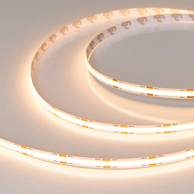 Лента COB-X544-8mm 24V Warm2400 (11.5 W/m, IP20, 5m) (Arlight, -), артикул 056915