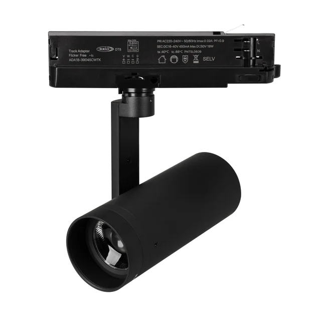 Светильник LGD-ARTIFACT-4TR-R65-18W Warm3000-MIX (BK, 20 deg., DALI, 230V) (Arlight, IP20 Металл, 5 лет), артикул 057109