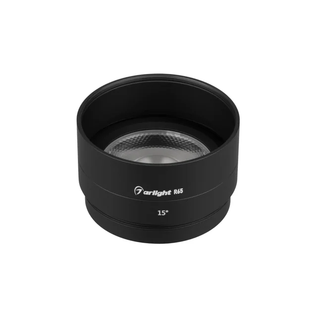 Насадка с фиксированным углом LGD-ARTIFACT-LENS-R65 (BK, 15 deg) (Arlight, Металл), артикул 057120