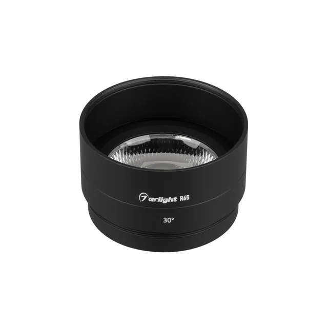 Насадка с фиксированным углом LGD-ARTIFACT-LENS-R65 (BK, 30 deg) (Arlight, Металл), артикул 057125