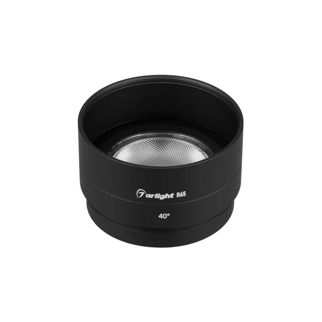 Насадка с фиксированным углом LGD-ARTIFACT-LENS-R65 (BK, 40 deg) (Arlight, Металл), артикул 057127