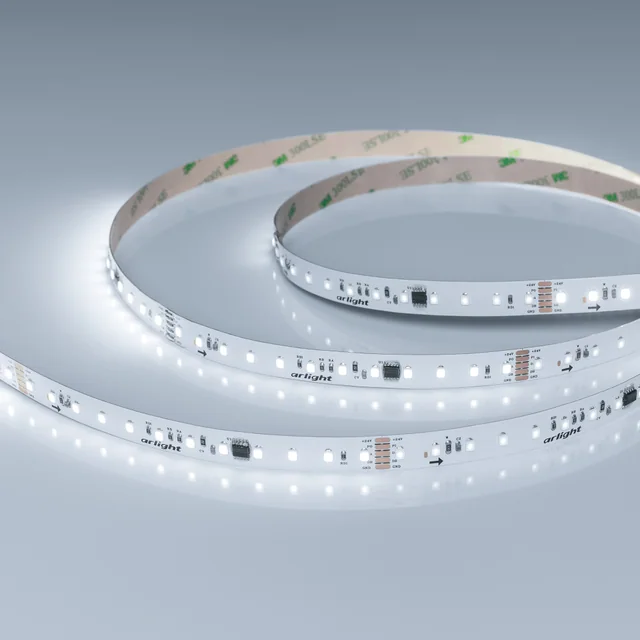 Лента DMX-A96-12mm 24V White6000-PX12 (14 W/m, IP20, 5m) (Arlight, CRI>90), артикул 058171