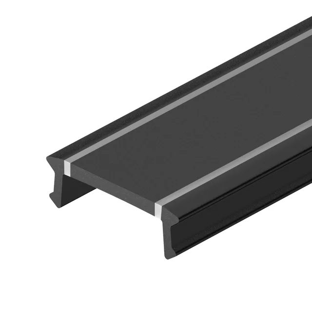 Экран LINE-2000 NARROW BLACK (Arlight, Пластик), артикул 058285