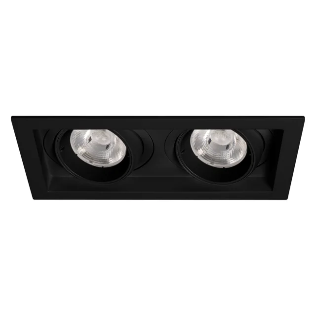 Светильник MS-VORTEX-BUILT-S210x117-2x20W Warm3000 (BK-BK, 40 deg, 230V) (Arlight, IP20 Металл, 5 лет), артикул 058443