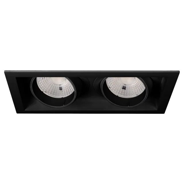 Светильник MS-VORTEX-BUILT-S250x140-2x30W Day4000 (BK-BK, 50 deg, 230V) (Arlight, IP20 Металл, 5 лет), артикул 058447