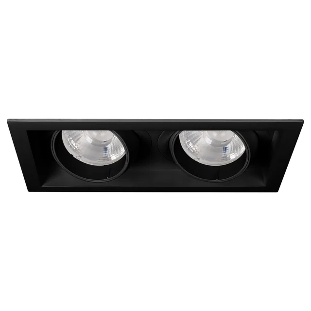 Светильник MS-VORTEX-BUILT-S250x140-2x30W Warm3000 (BK-BK, 30 deg, 230V) (Arlight, IP20 Металл, 5 лет), артикул 058449