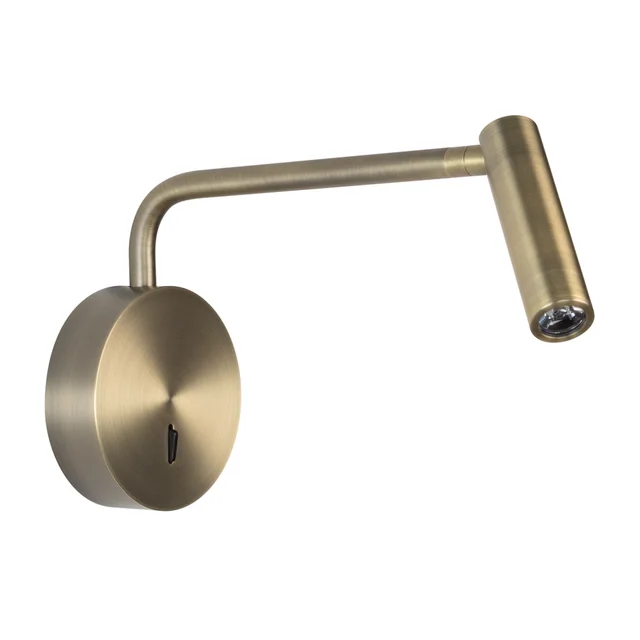 Светильник SP-VERDI-LONG-WALL-3W Warm3000 (BR, 20 deg, 230V) (Arlight, IP20 Металл, 3 года), артикул 058490