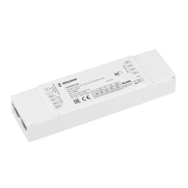 INTELLIGENT ARLIGHT Усилитель SMART-DALI-101-82-SH-DT6/DT8-SUF White (230V) (IARL, IP20 Пластик, 5 лет), артикул 059051