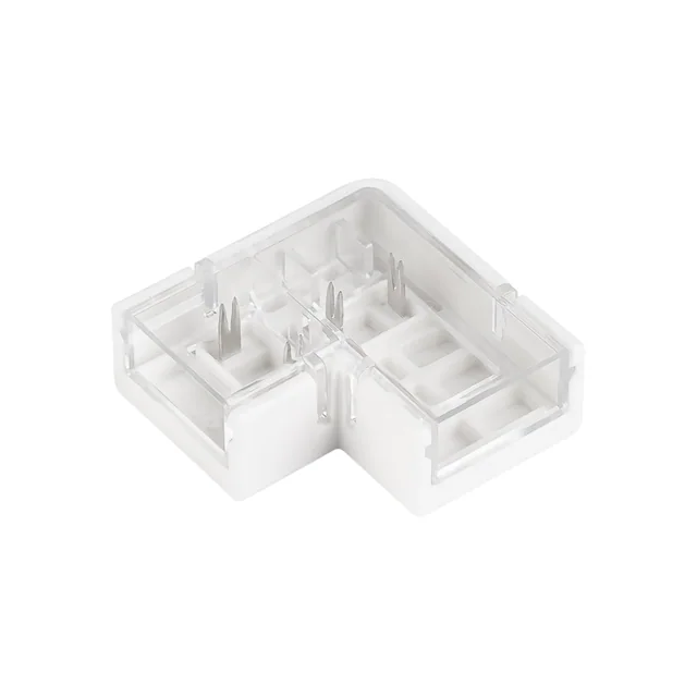 Коннектор угловой COB-MONO-8mm-2pin-STS-IP68 (Arlight, Прозрачный), артикул 059157