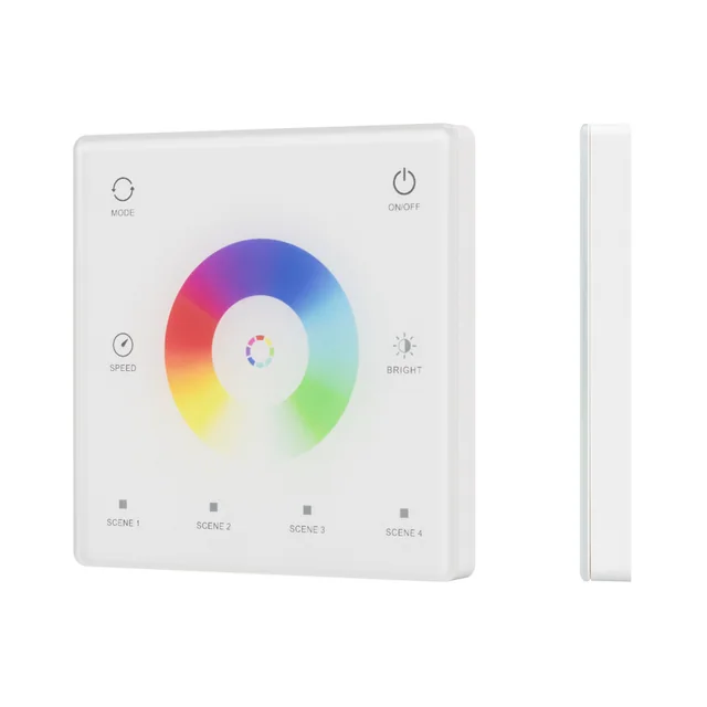 INTELLIGENT ARLIGHT Сенсорная панель SMART-SPI-801-11-4SC-RGBW-SUF White (3V, 2.4G) (IARL, IP20 Пластик, 5 лет), артикул 059244