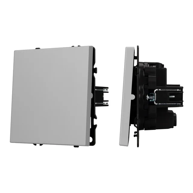 Механизм выключателя одноклавишный перекрёстный SWT-NOBE-MKX1-SFPL-IS (230V, 10A) (Arlight, Никель), артикул 059429