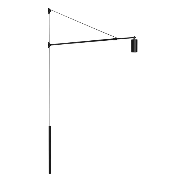 Светильник SP-KANEL-WALL-6W Warm3000 (BK, 36 deg, 230V, TELESCOPIC) (Arlight, IP20 Металл, 5 лет), артикул 059601