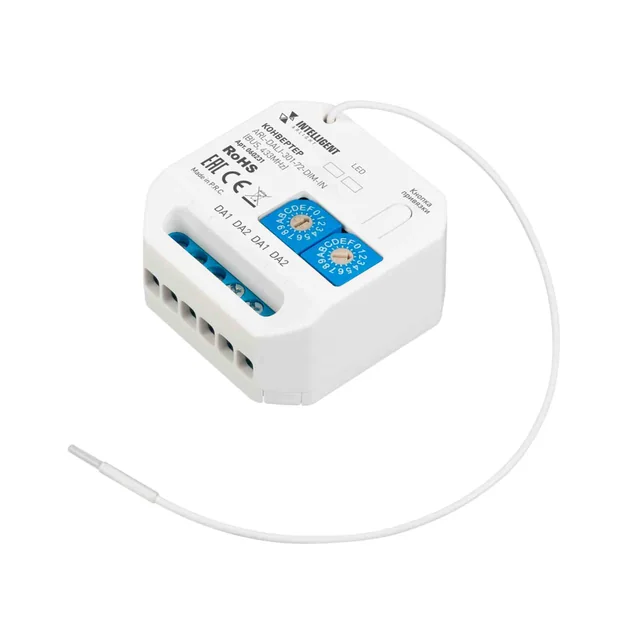 INTELLIGENT ARLIGHT Конвертер ARL-DALI-301-72-DIM-IN (BUS, 433MHz) (IARL, IP20 Пластик, 3 года), артикул 060231