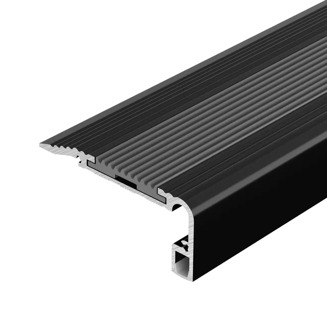 Профиль STAIR-W60-2000 ANOD BLACK (Arlight, Алюминий), артикул 060867