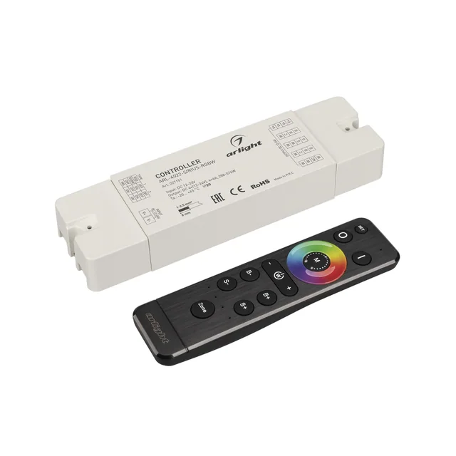 Диммер ARL-SET-PWM-104-72-RGBW-SH-IN (12-24V, 4x6A, 2.4G) (Arlight, Контроллер), артикул 061157