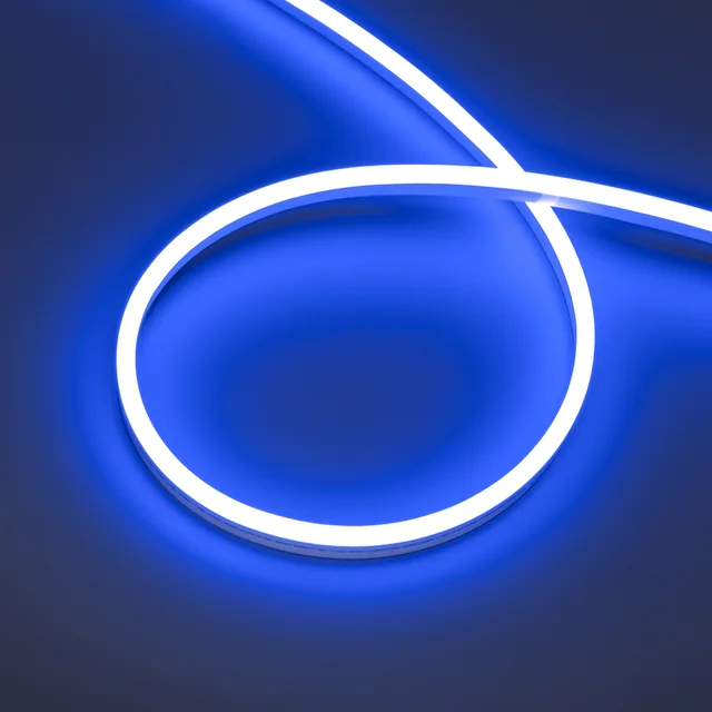 Лента герметичная HALO-SIDE-A168-6x13mm 24V Blue (10 W/m, IP67, 2835, 5m) (Arlight, Силикон), артикул 061561