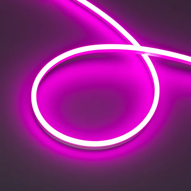 Лента герметичная HALO-SIDE-A168-6x13mm 24V Pink (10 W/m, IP67, 2835, 5m) (Arlight, Силикон), артикул 061562