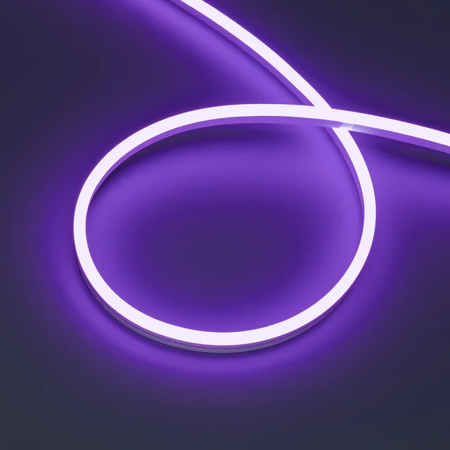 Лента герметичная HALO-SIDE-A168-6x13mm 24V Purple (10 W/m, IP67, 2835, 5m) (Arlight, Силикон), артикул 061563
