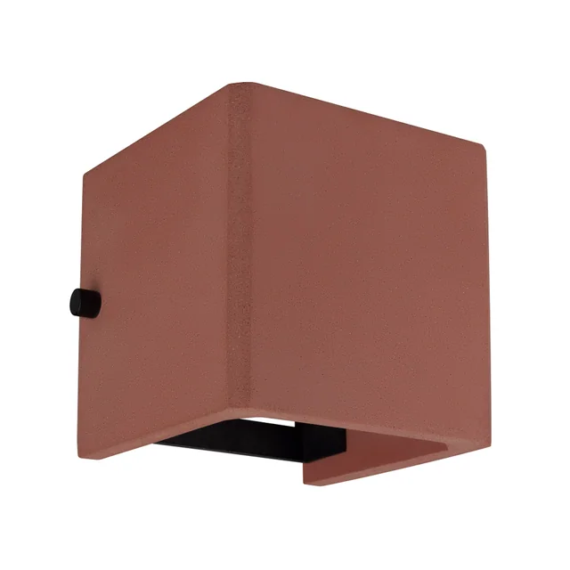 Светильник LGD-PERAN-WALL-S120x120-6W Warm3000 (Beige red, 0-80 deg, 230V) (Arlight, IP65 Бетон, 3 года), артикул 061761