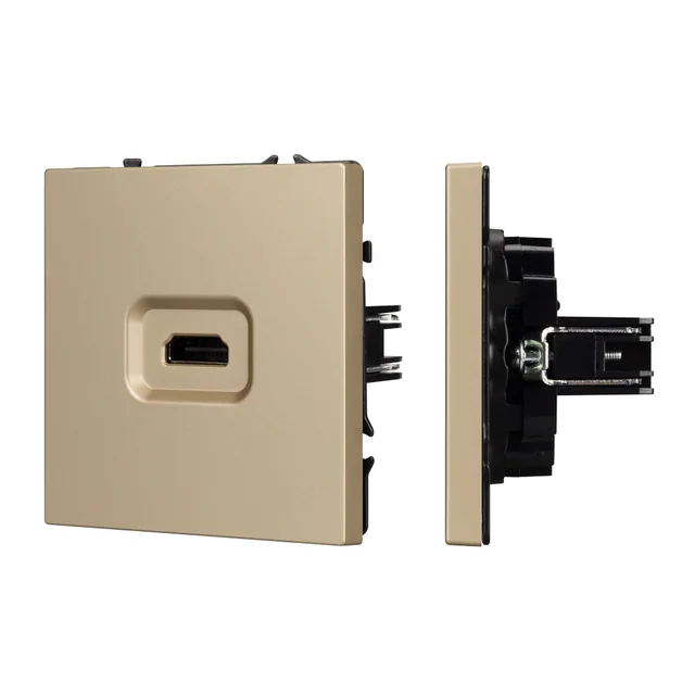 ARL NOBE Розетка HDMI софт-тач золотой песок SCT-MHD1-SFPL-GD (Arlight, -), артикул 061843(1)