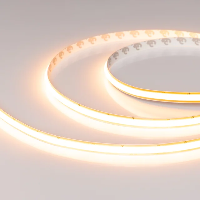 Лента SOB-M288-10mm 24V Warm2400 (10 W/m, IP20, 5m) (Arlight, резка 1 светодиод), артикул 062072