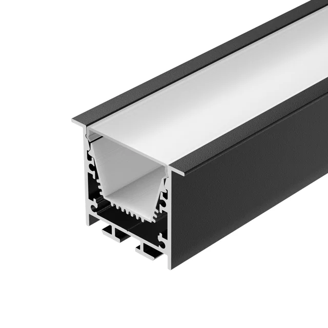 Профиль LINIA45-F-TRAY-3000 BLACK (Arlight, Алюминий), артикул 062242