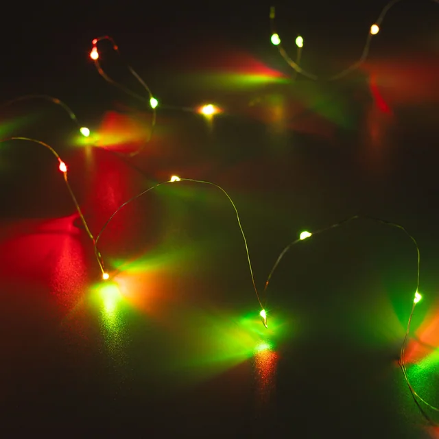 Светодиодная гирлянда ARD-DEW-HOME-2000-CLEAR-20LED-STD RGB (1.5V, Battery Pack, Cork) (Ardecoled, IP20), артикул 062565