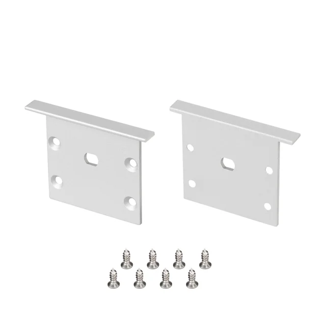Заглушка LINIA45-F-TRAY с отверстием (Arlight, Алюминий), артикул 062740