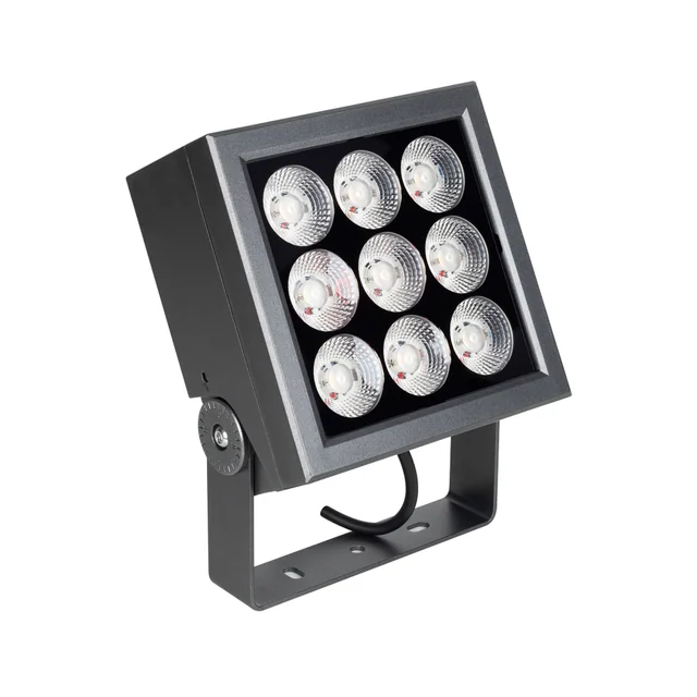 Прожектор KT-BLOCK-S185x185-36W RGBW-Day (Графит, 15 deg, 24V, DMX512) (Arlight, IP66 Металл, 3 года), артикул 063041