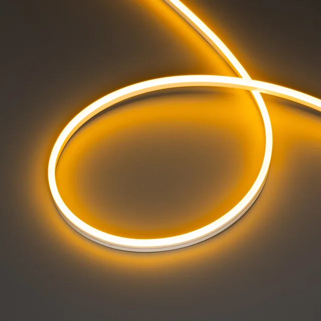Лента герметичная HALO-SIDE-A168-6x13mm 24V Yellow (10 W/m, IP67, 2835, 5m) (Arlight, Силикон), артикул 063634