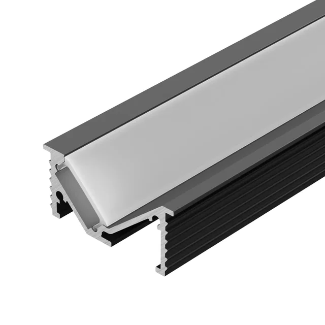 Профиль SL-BEVEL-W32-F-2000 ANOD BLACK (Arlight, Алюминий), артикул 063941