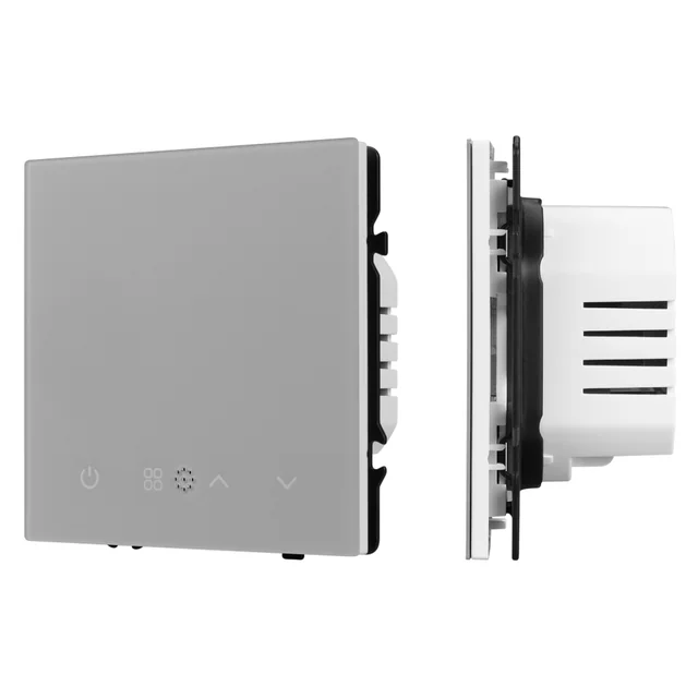 ARL NOBE Терморегулятор вод тёплый пол никель SWT-MTW-SFPL-IS (95-240V, 5A, датч возд) (Arlight, -), артикул 063964