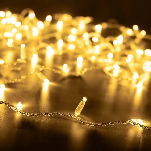 Светодиодная гирлянда Нить ARD-CLASSIC-10000-CLEAR-100LED-FLASH Warm (230V, 7W) (Ardecoled, IP65), артикул 064014