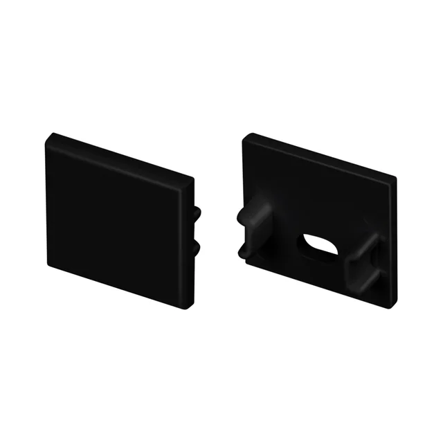 Комплект заглушек FANTOM-BENT-W16 BLACK (Arlight, Пластик), артикул 064566