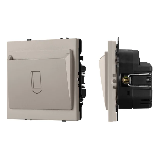 ARL NOBE Выключатель карточный магнитный софт-тач кашемир SWT-CRD-SFPL-CA (250V, 25A) (Arlight, -), артикул 064814