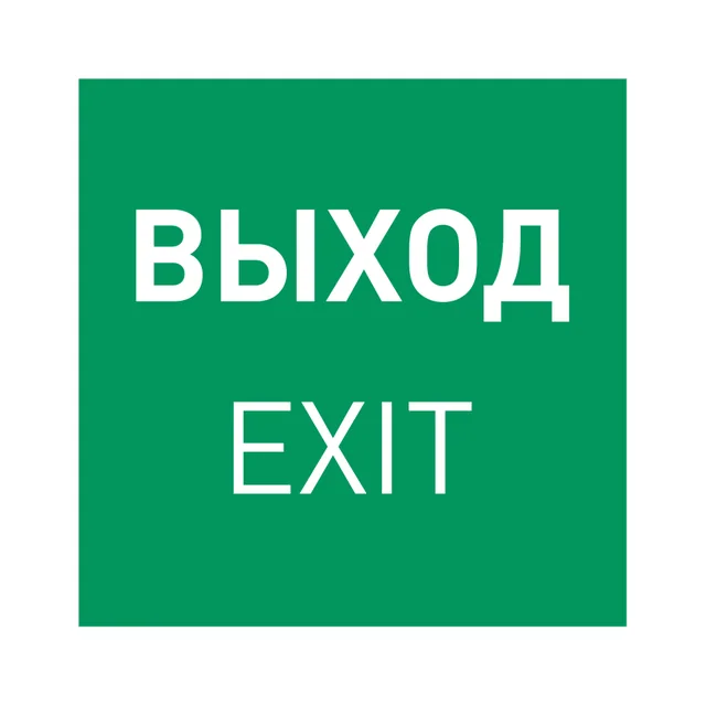 Пиктограмма EMGP-MARK-EXIT-FLAG (Выход) (Arlight, Пластик), артикул 064909